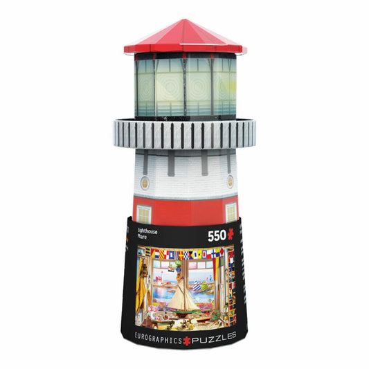 Eurographics Puzzle in Blechdose Lighthouse, Leuchtturm, 550 Teile, 8551-5995