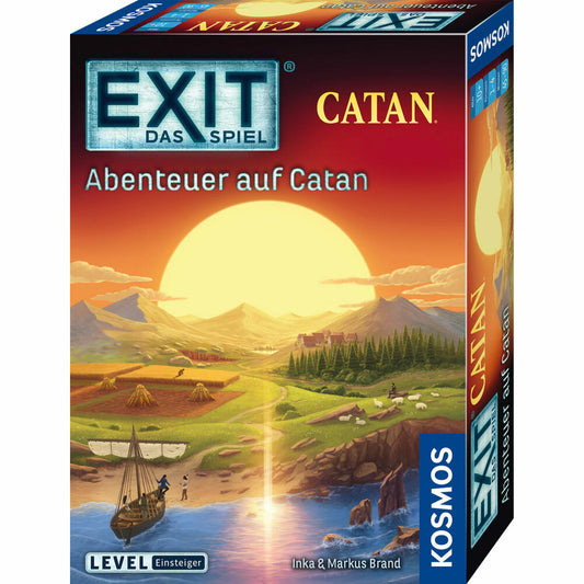KOSMOS EXIT Das Spiel Abenteuer auf Catan, Escape Room Spiel, Abenteuerspiel, Level Einsteiger, 684983