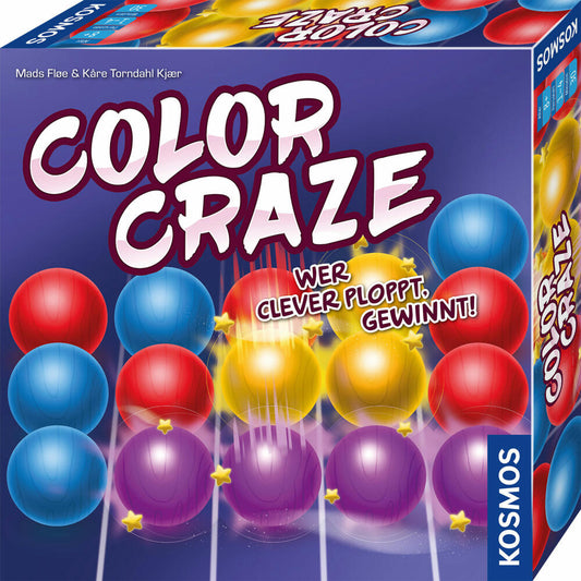 KOSMOS Color Craze, Brettspiel, Taktikspiel, Familienspiel, ab 8 Jahren, 684587