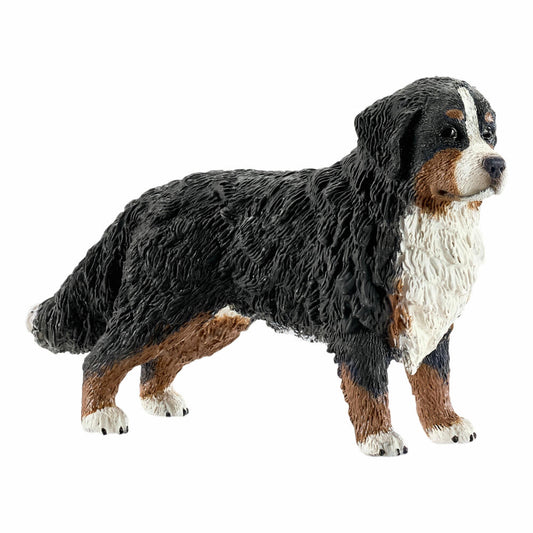 Schleich Farm Life Bernese Mountain Dog, Dog, Rescue Dog, Pet, Toy Figure, 8 cm, 16397