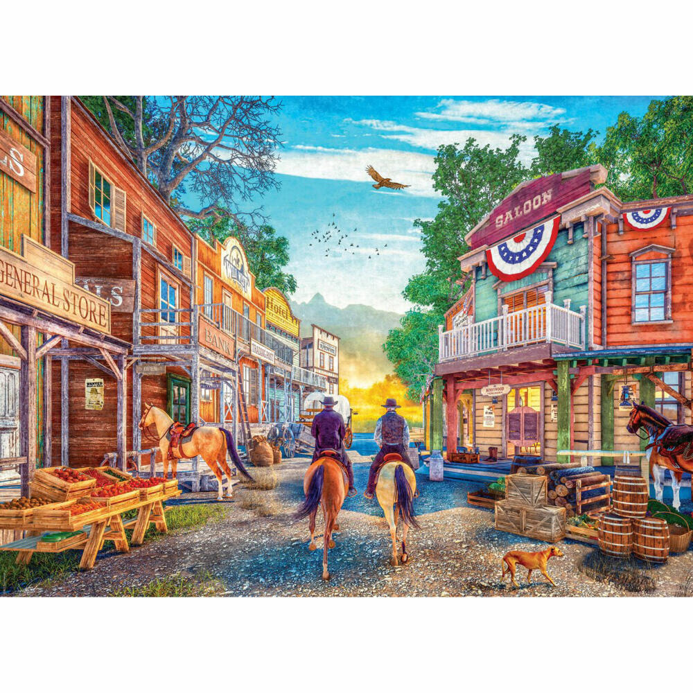 Eurographics Puzzle Wildweststadt - Dominic Davison, 1000 Teile, 6000-6028