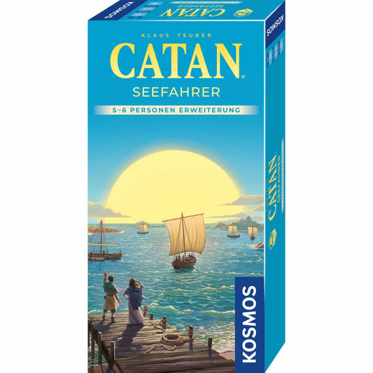 KOSMOS CATAN Seefahrer Erweiterung 5 - 6 Spieler, Strategiespiel, Gesellschaftsspiel, 685126