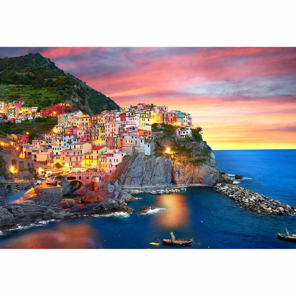 Eurographics Puzzle Manarola in der Dämmerung, Italien, 2000 Teile, 8220-5635