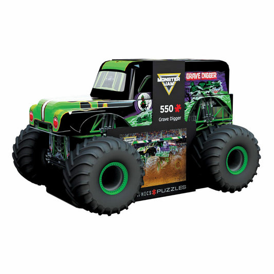 Eurographics Puzzle in Blechdose Monster Jam - Grave Digger, 550 Teile, 8551-5943