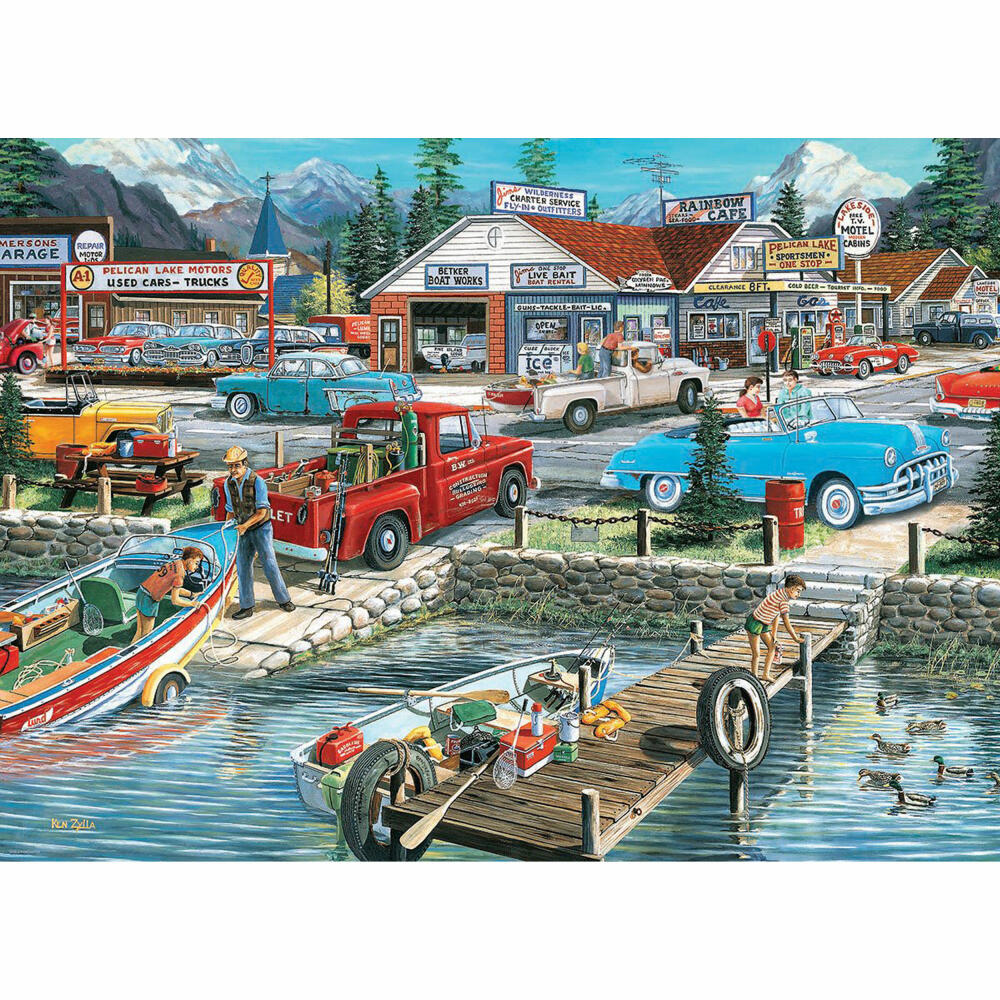 Eurographics Puzzle Lass uns Angeln gehen - Ken Zylla, 1000 Teile, 6000-5868