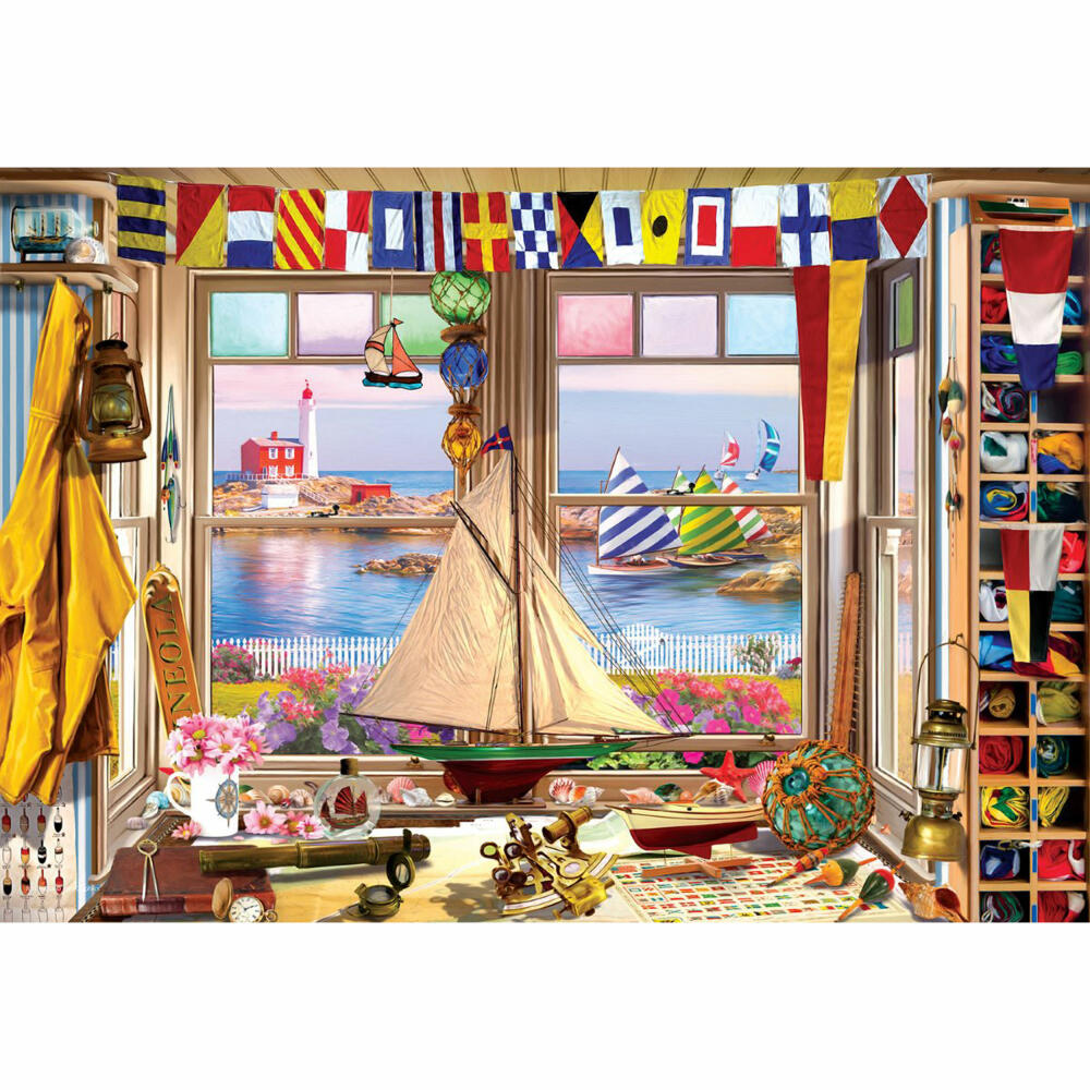 Eurographics Puzzle in Blechdose Lighthouse, Leuchtturm, 550 Teile, 8551-5995