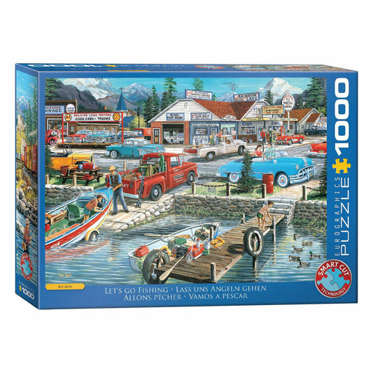 Eurographics Puzzle Lass uns Angeln gehen - Ken Zylla, 1000 Teile, 6000-5868
