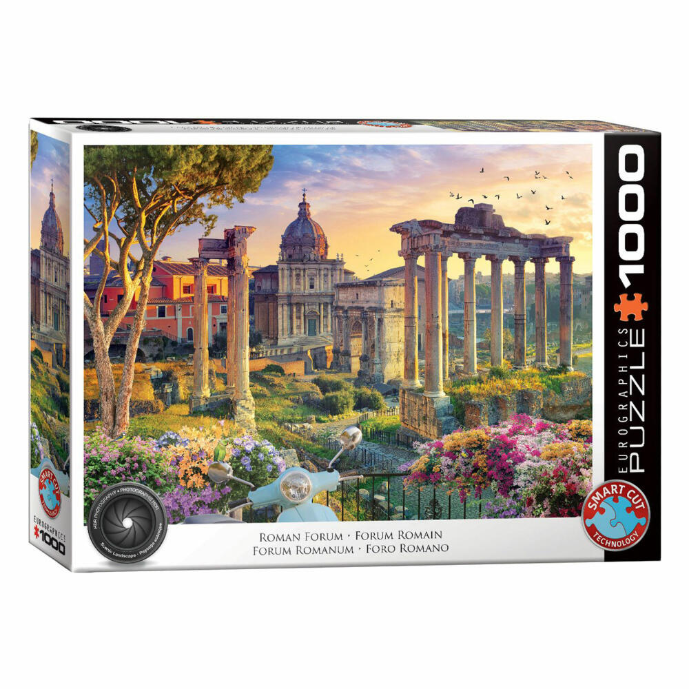 Eurographics Puzzle Forum Romanum, Rom, Italien, 1000 Teile, 6000-6003