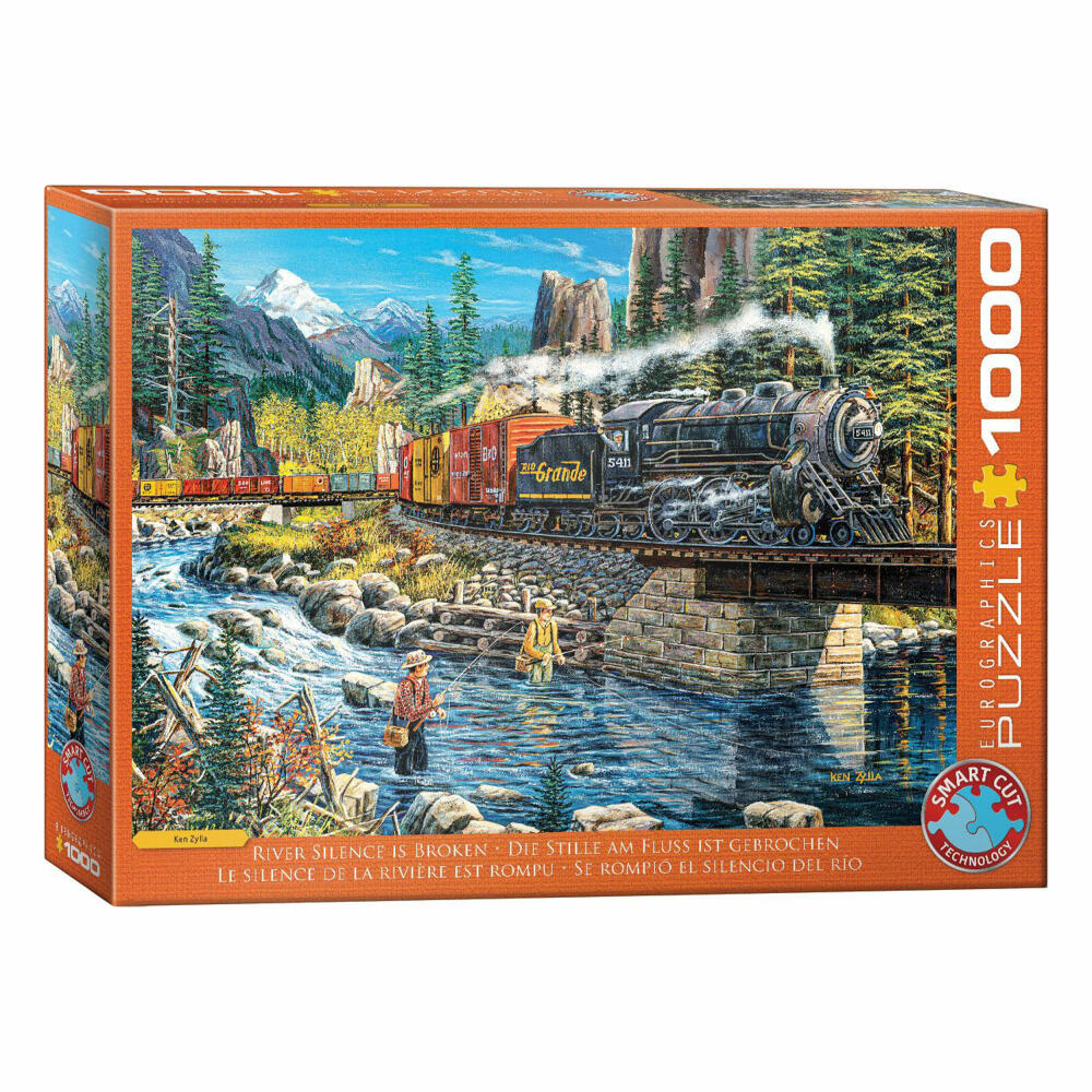 Eurographics Puzzle Die Stille am Fluss ist gebrochen - Ken Zylla, 1000 Teile, 6000-5877