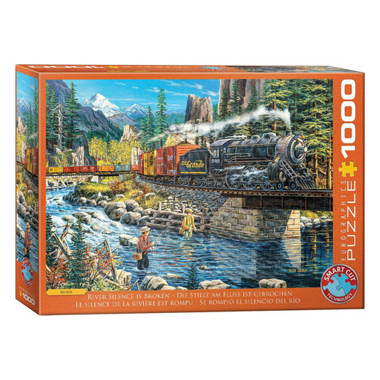 Eurographics Puzzle Die Stille am Fluss ist gebrochen - Ken Zylla, 1000 Teile, 6000-5877