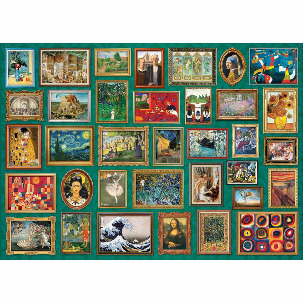 Eurographics Puzzle Masterpieces, Meisterwerke der Kunst, 2000 Teile, 8220-6041