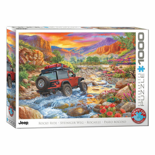 Eurographics Puzzle Steiniger Weg, Jeep - Chris Bigelow, 1000 Teile, 6000-5998