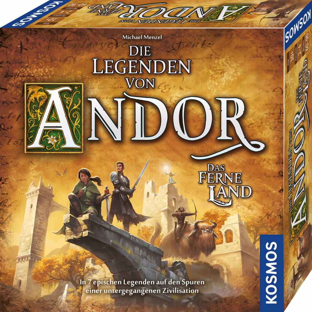 KOSMOS Die Legenden von Andor - Das ferne Land, Brettspiel, Gesellschaftsspiel, ab 10 Jahren, 685256