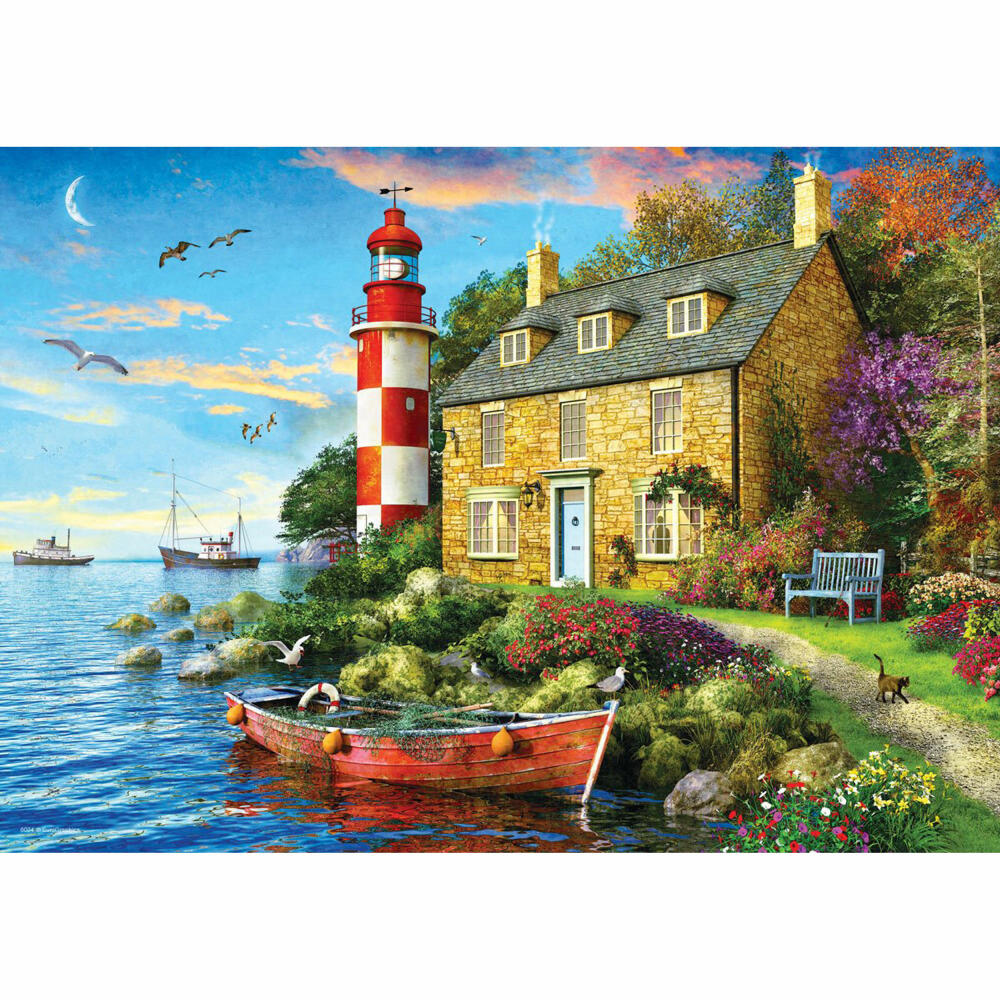 Eurographics Puzzle Cottage Lighthouse - Dominic Davison, 104 Teile, 6704-6024