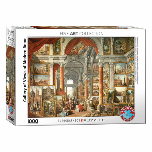Eurographics Puzzle Galerie der Ansichten des modernen Rom, 1000 Teile, 6000-6036