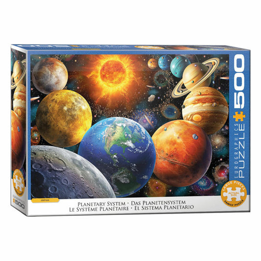 Eurographics Puzzle Das Planetensystem, Astronomie - Adrian, 500 Teile, 6500-6007
