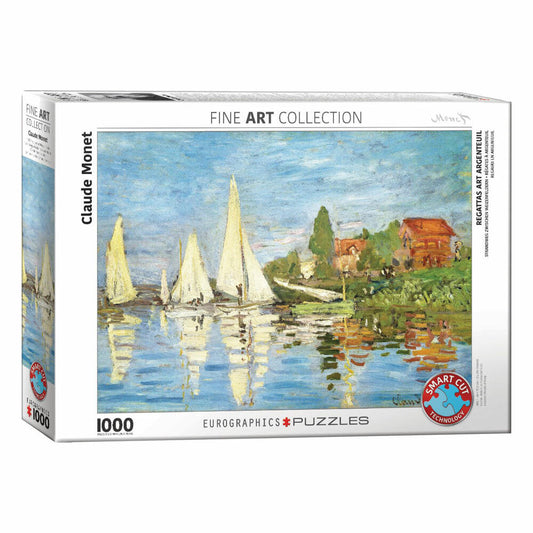 Eurographics Puzzle Regatten in Argenteuil - Monet, 1000 Teile, 6000-6040