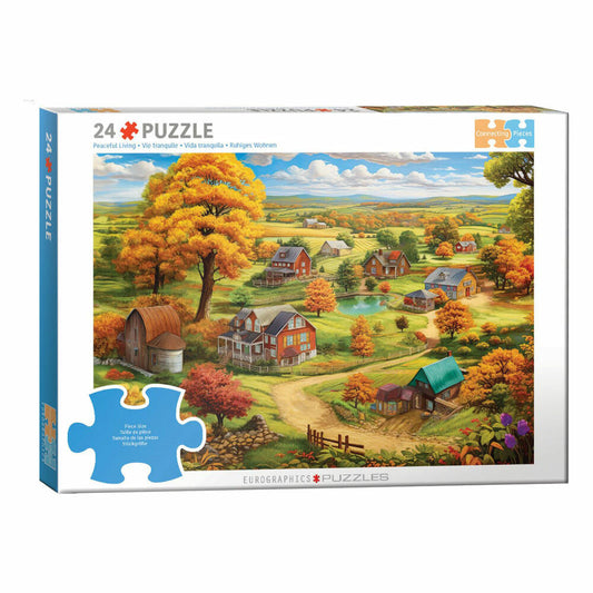 Eurographics Puzzle Peaceful Living, Landschaft - Chris Bigelow, 24 Teile, 6724-6018