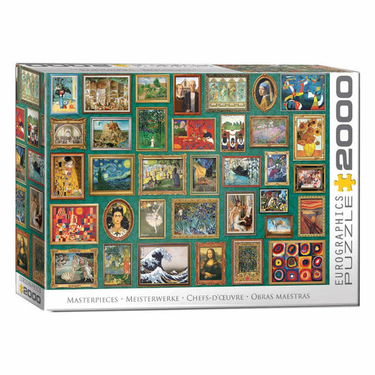 Eurographics Puzzle Masterpieces, Meisterwerke der Kunst, 2000 Teile, 8220-6041