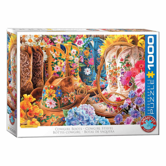 Eurographics Puzzle Cowgirl Boots, Stiefel - Lars Stewart, 1000 Teile, 6000-5948