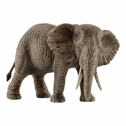 Schleich Wild Life African Elephant Cow, Elephant, Pachyderm, Toy Figure, 15 cm, 14761