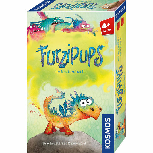KOSMOS Furzipups der Knatterdrache, Memo-Spiel, Legespiel, Kinderspiel, ab 4 Jahren, 712730