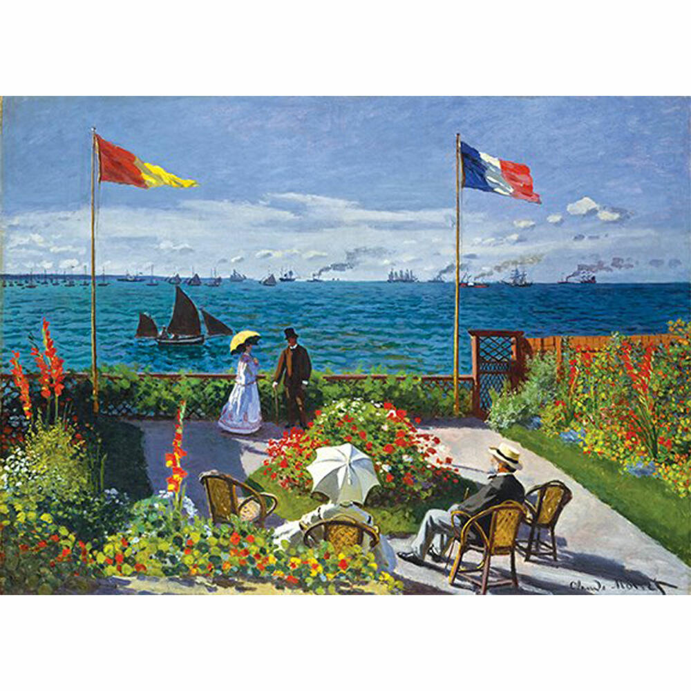 Eurographics Puzzle Garten in Sainte-Adresse - Monet, 1000 Teile, 6000-6039