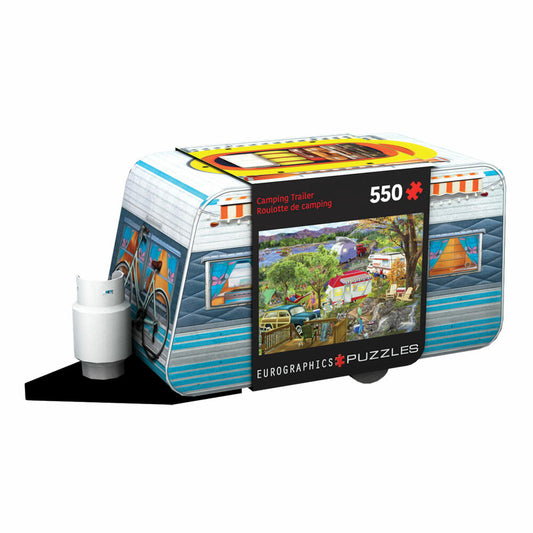 Eurographics Puzzle in Blechdose Camper Trailer, Wohnwagen, 550 Teile, 8551-5994