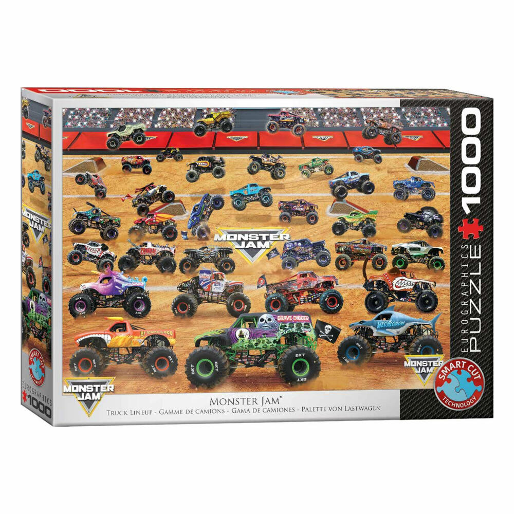 Eurographics Puzzle Moster Jam Truck Lineup, Monster Trucks, 1000 Teile, 6000-5944
