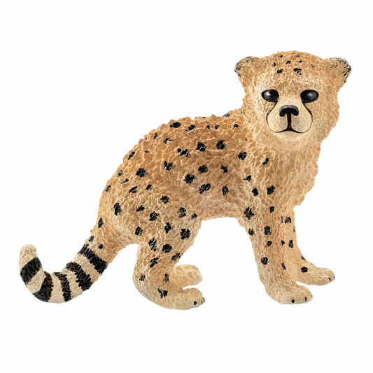 Schleich Wild Life Cheetah Cub, Cheetah, Cheetah Female, Big Cat, Predator, Toy Figure, 5 cm, 14747