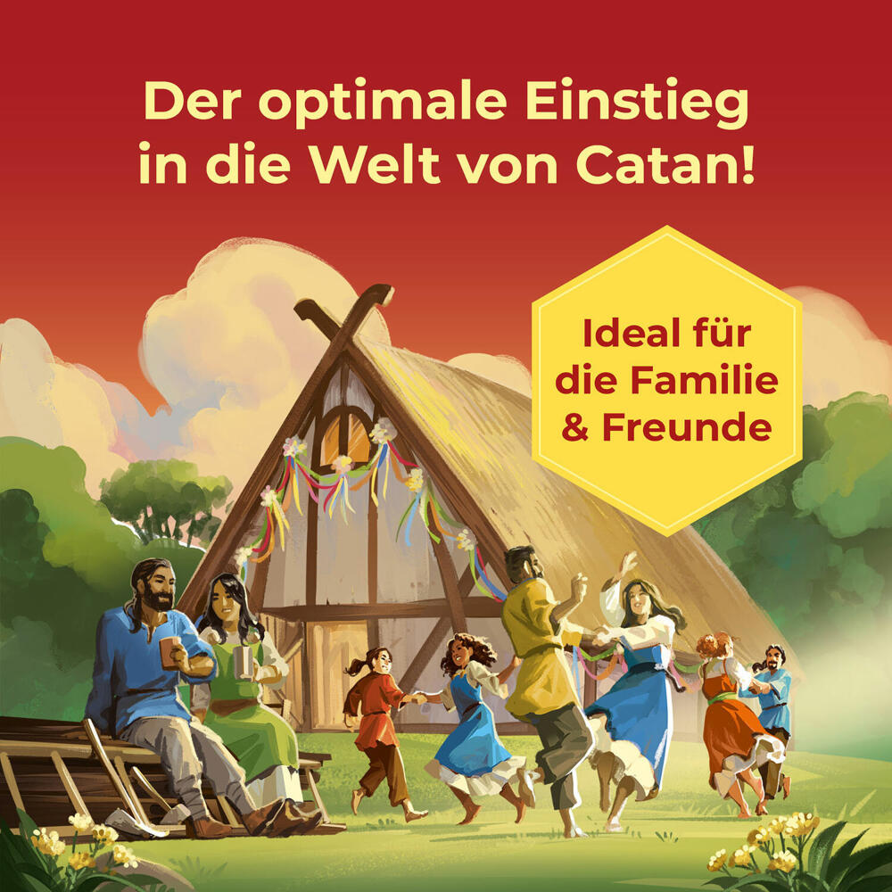 KOSMOS CATAN Das Spiel, Strategiespiel, Gesellschaftsspiel, Neuauflage, ab 10 Jahren, 684655