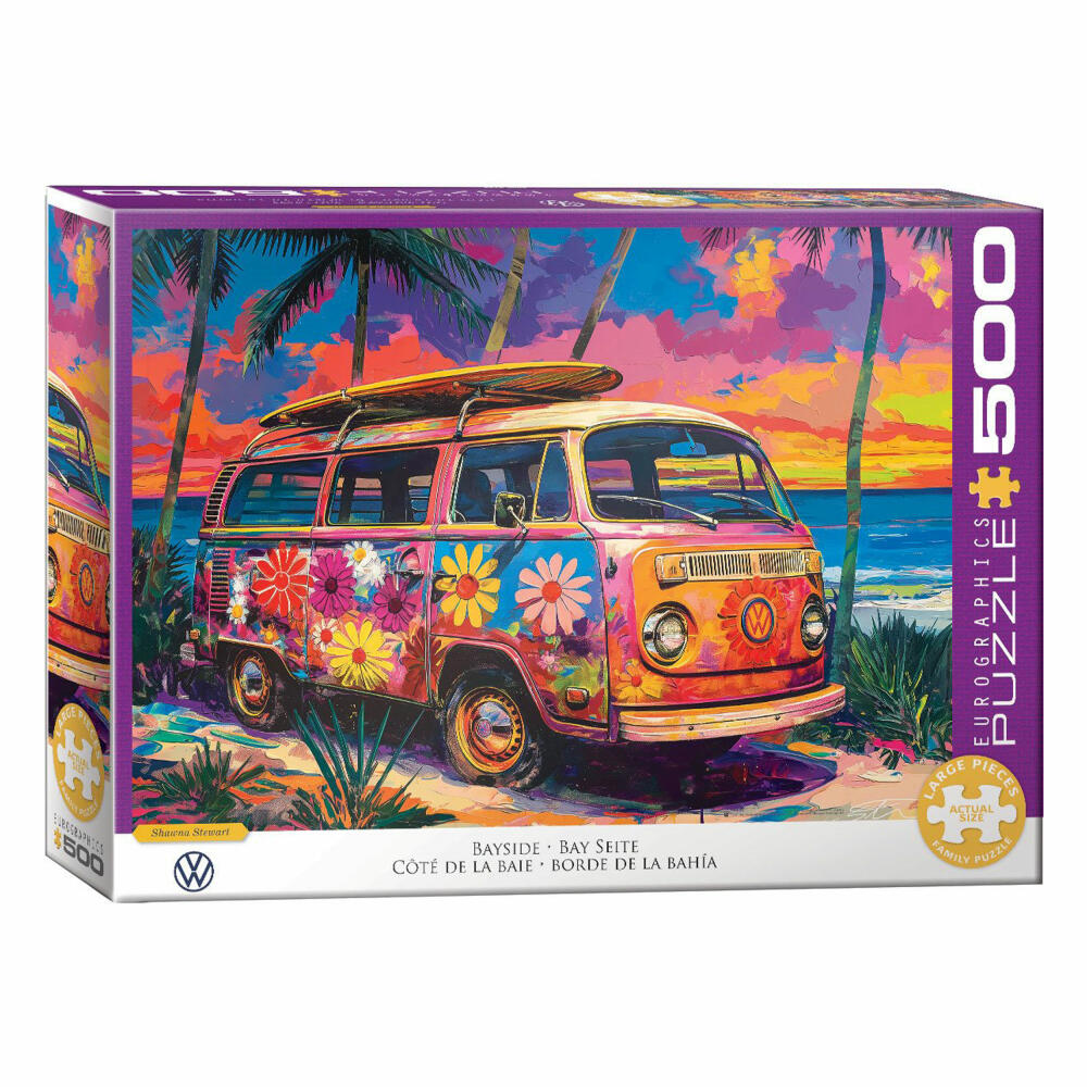 Eurographics Puzzle VW Bayside, Bulli - Shawna Steward, 500 Teile, 6500-5992