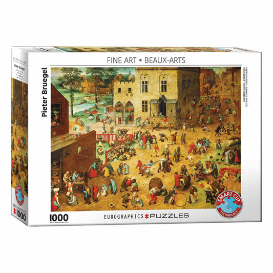 Eurographics Puzzle Kinderspiele - Pieter Bruegel, 1000 Teile, 6000-6037