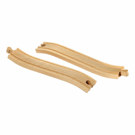 BRIO Rampengleise, 2-tlg., Zubehör für die Holzeisenbahn, Eisenbahn, Holzspielzeug, Holz Spielzeug, 33332