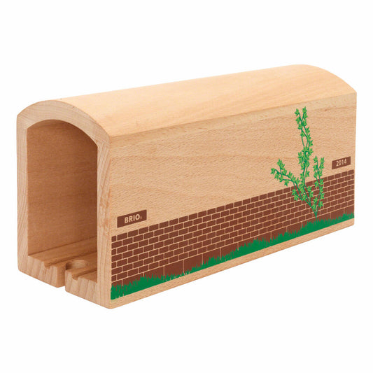 BRIO Hoher Holz-Tunnel, Zubehör für die Holzeisenbahn, Eisenbahn, Holzspielzeug, Holz Spielzeug, 33735