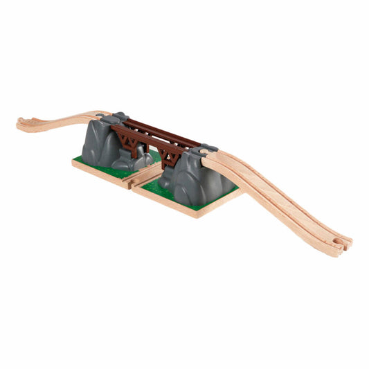 BRIO Einsturzbrücke, 3-tlg., Zubehör für die Holzeisenbahn, Eisenbahn, Holzspielzeug, Holz Spielzeug, 33391