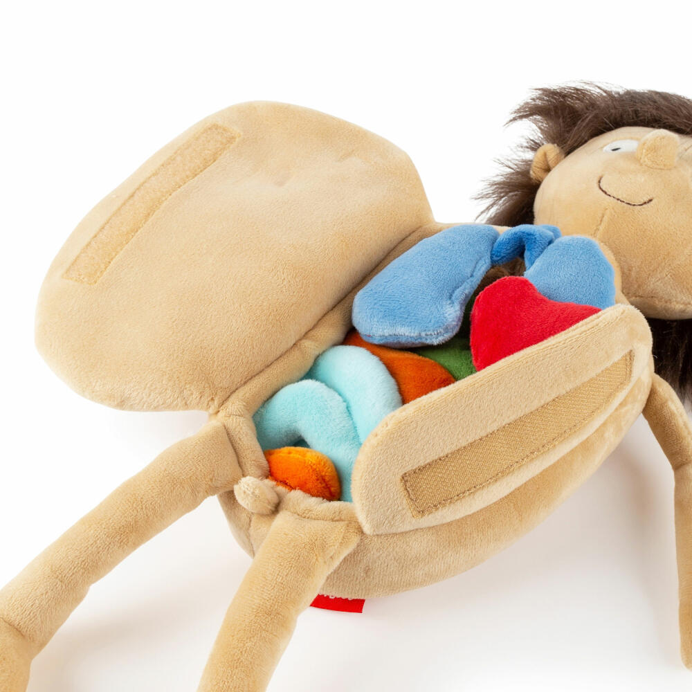 sigikid Erwin Der Kleine Patient, Lernpuppe, Lern Puppe, Stoffpuppe, Spielpuppe, Weichpuppe, Baumwolle / Polyester, H 44 cm, 38322