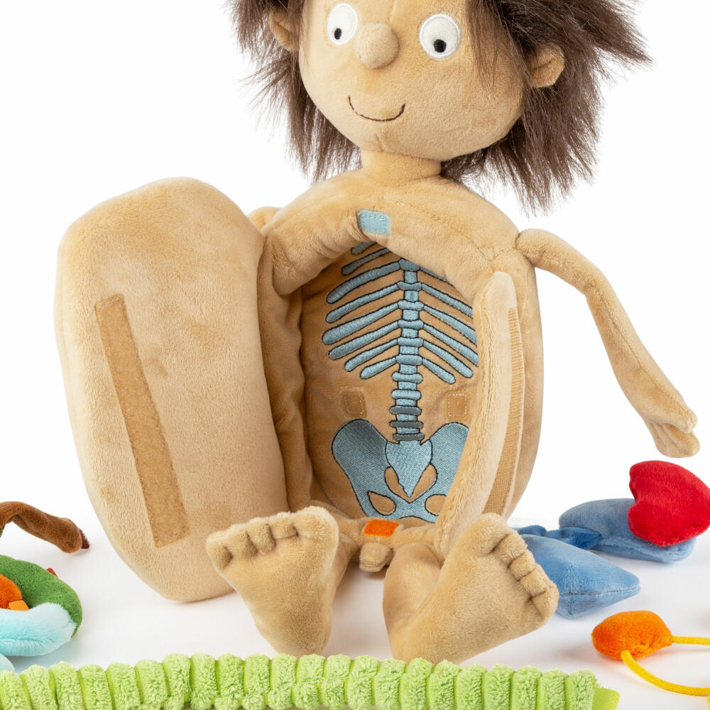 sigikid Erwin Der Kleine Patient, Lernpuppe, Lern Puppe, Stoffpuppe, Spielpuppe, Weichpuppe, Baumwolle / Polyester, H 44 cm, 38322