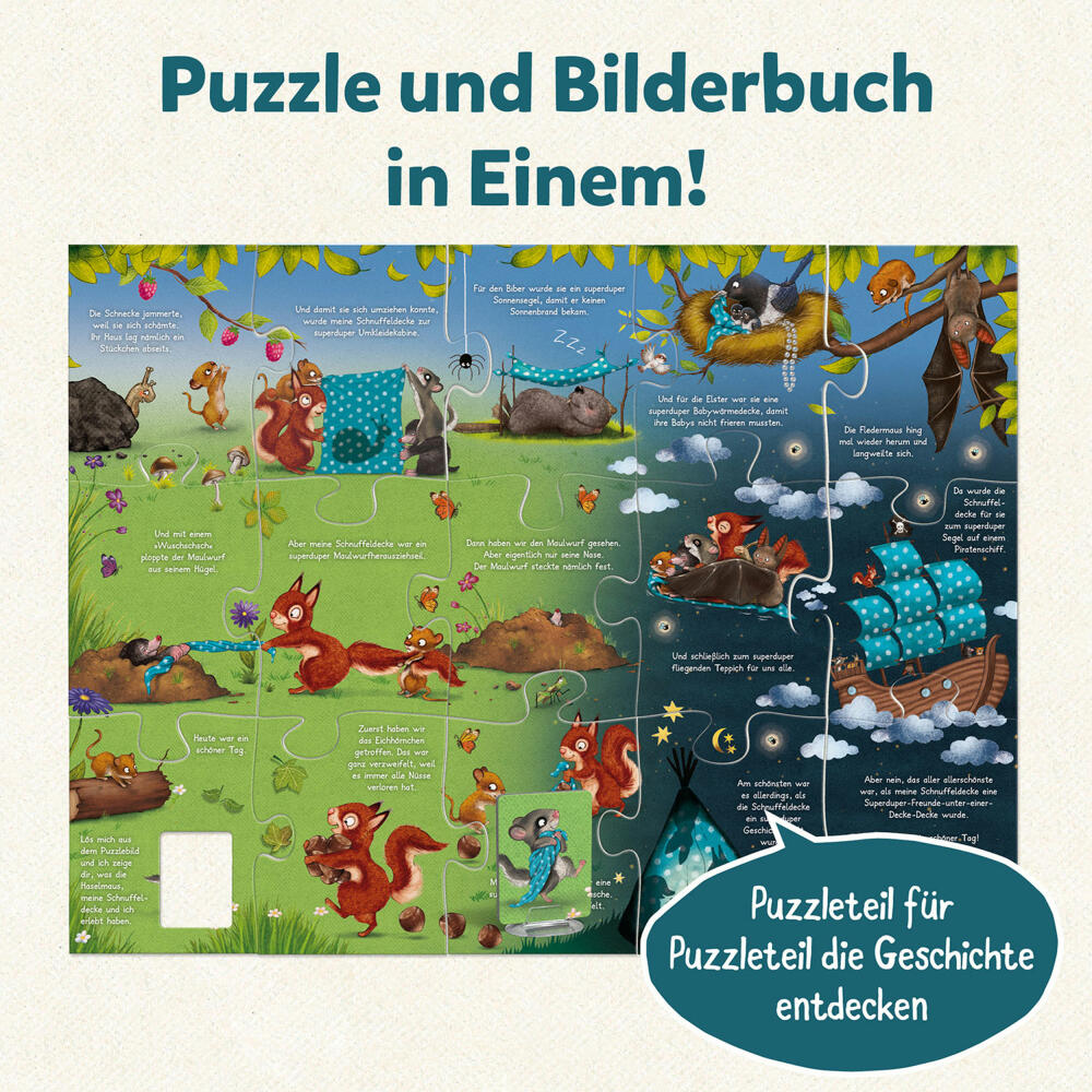 KOSMOS My first story puzzle The little dormouse, puzzle game, story, short story, children's game, 683573