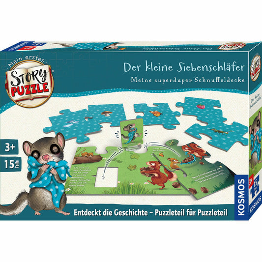 KOSMOS My first story puzzle The little dormouse, puzzle game, story, short story, children's game, 683573