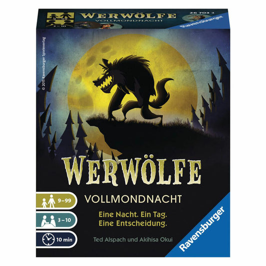 Ravensburger The Fleet Little Werewolves - Full Moon Night, Bluff Game, Family Game, Card Game, Card Game, Board Game, 26703 3
