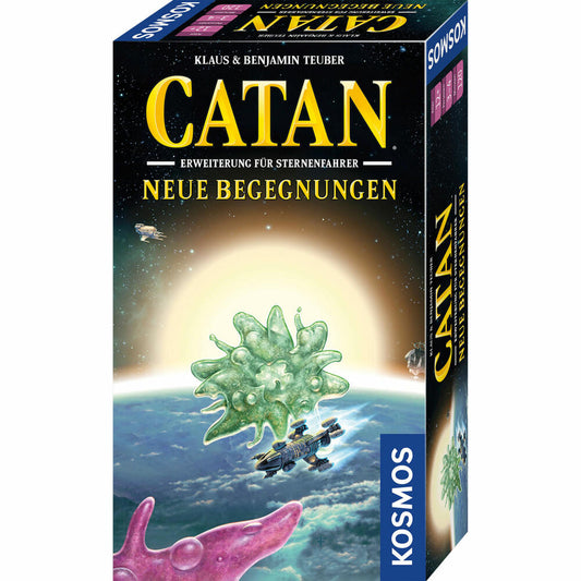 KOSMOS CATAN - Sternenfahrer Neue Begenungen, Erweiterung, Ergänzung, Strategiespiel, 683535