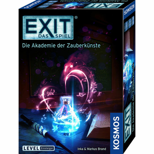 KOSMOS EXIT Die Akademie der Zauberkünste, Escape-Spiel, Spiel, Level Einsteiger, ab 10 Jahren, 683689