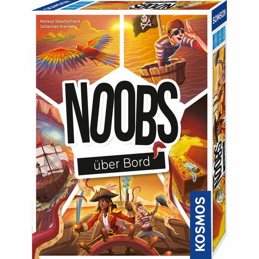 KOSMOS Noobs - Overboard, Cooperative Communication Game, Board Game, Card Game, Event Game, 683795