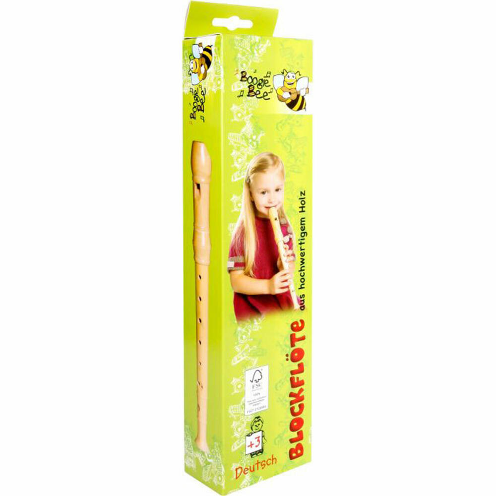 Boogie Bee Boogie Bee Recorder Wood German, 32 cm