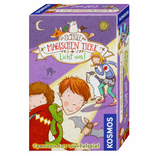 KOSMOS Die Schule der Magischen Tiere - Licht Aus!, Spiel zur Buchreihe, Kinderspiel, ab 7 Jahren, 711405