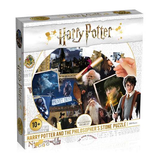 Winning Moves Puzzle Harry Potter Philosophers Stone, Puzzle Game, Children's Puzzle, 500 Pieces, 39598