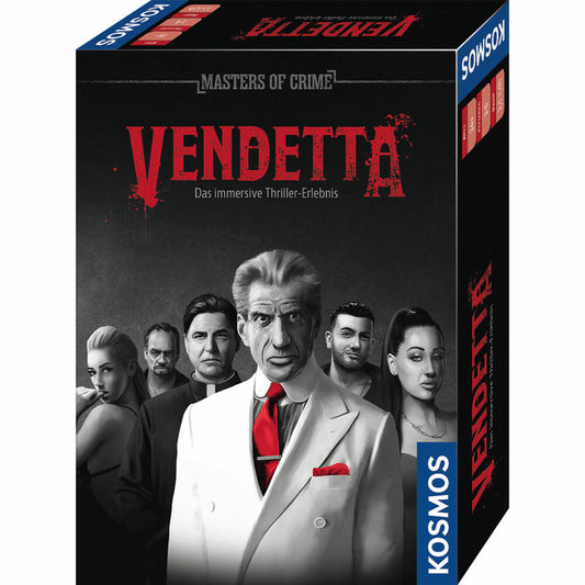 KOSMOS Masters of crime - Vendetta, crime game, cooperative game, board game, ages 14 and up, 683825