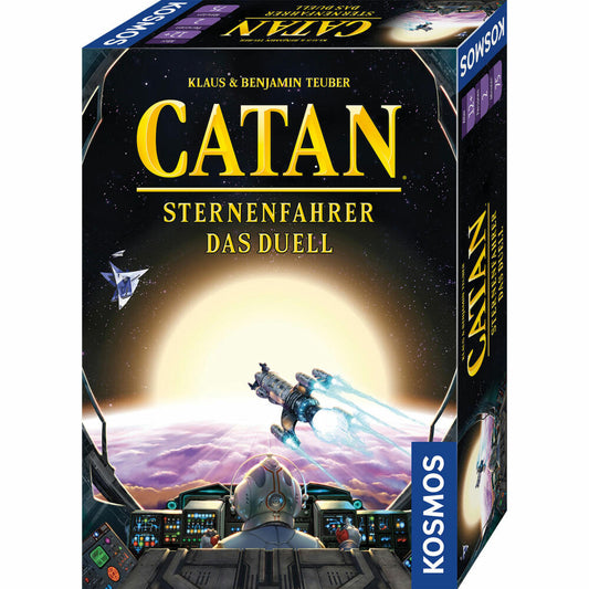 KOSMOS Catan Sternenfahrer - Das Duell, Strategiespiel, Gesellschaftsspiel, für 2 Spieler, ab 12 Jahren, 683917