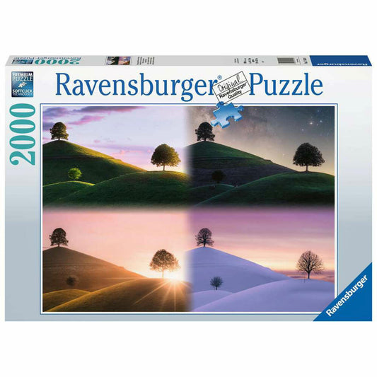 Ravensburger Puzzle Stimmungsvolle Bäume und Berge, Erwachsenenpuzzle, 2000 Teile, ab 14 Jahren, 17443